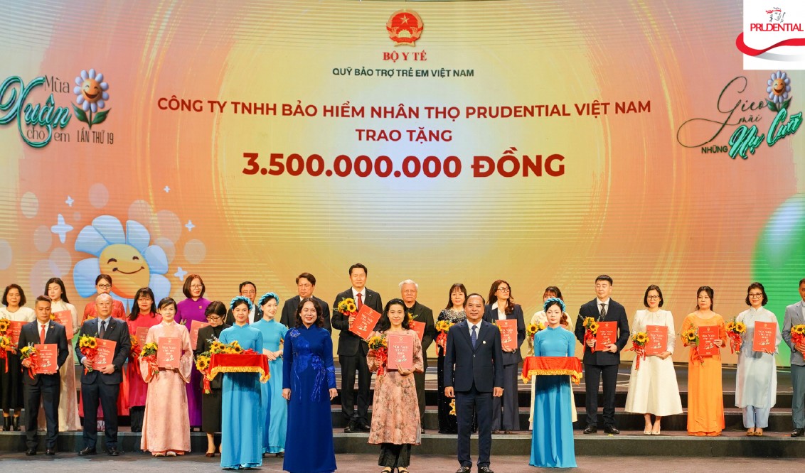 Prudential cam kết hỗ trợ các trường mầm non tương lai 3,5 tỷ đồng trong năm 2026