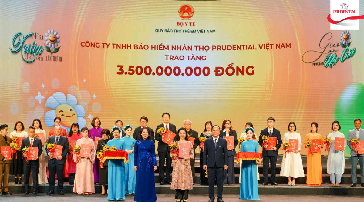 Prudential cam kết hỗ trợ các trường mầm non tương lai 3,5 tỷ đồng trong năm 2026