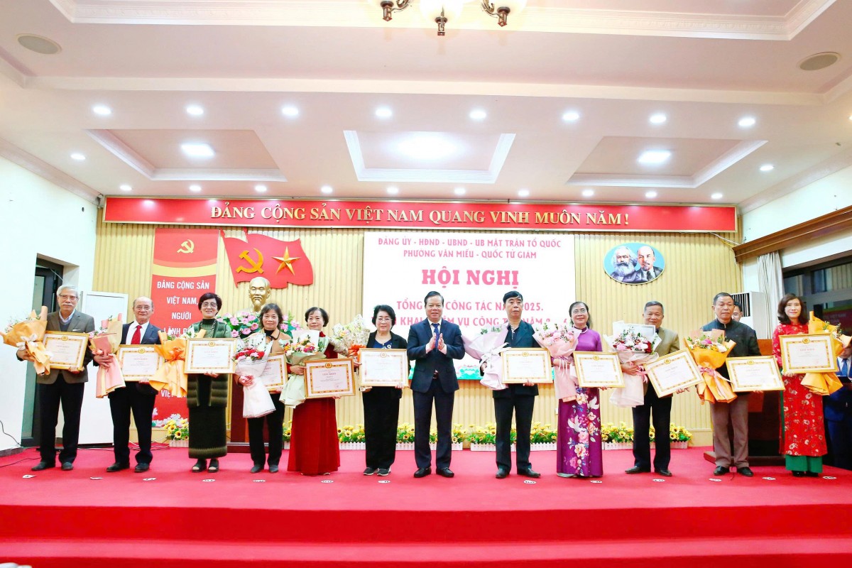 Phường Văn Miếu - Quốc Tử Giám: Phát huy sức mạnh đồng bộ của cả hệ thống chính trị, quyết tâm hoàn thành nhiệm vụ năm 2026