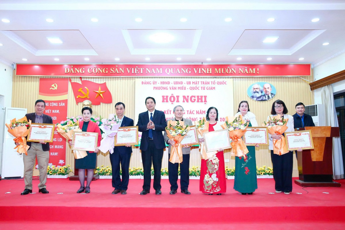 Phường Văn Miếu - Quốc Tử Giám: Phát huy sức mạnh đồng bộ của cả hệ thống chính trị, quyết tâm hoàn thành nhiệm vụ năm 2026