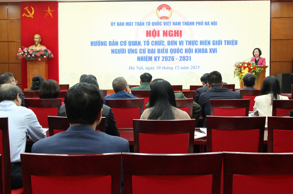 Hà Nội: Bảo đảm khách quan, dân chủ, đúng luật trong giới thiệu ứng cử đại biểu Quốc hội