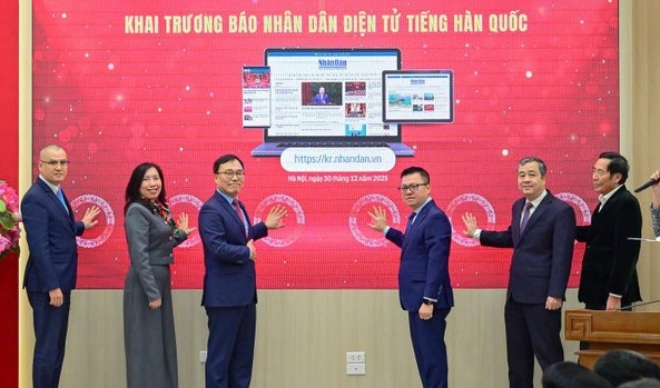 Khai trương Báo Nhân Dân điện tử tiếng Hàn Quốc