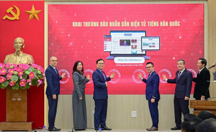 Khai trương Báo Nhân Dân điện tử tiếng Hàn Quốc