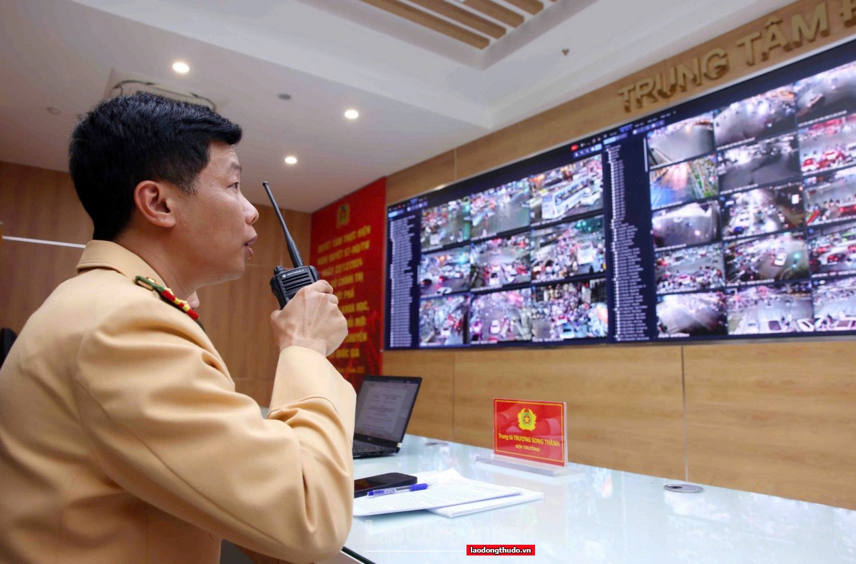 Hà Nội ứng dụng AI giám sát xuyên đêm, bảo đảm an toàn giao thông đêm Giao thừa 2026