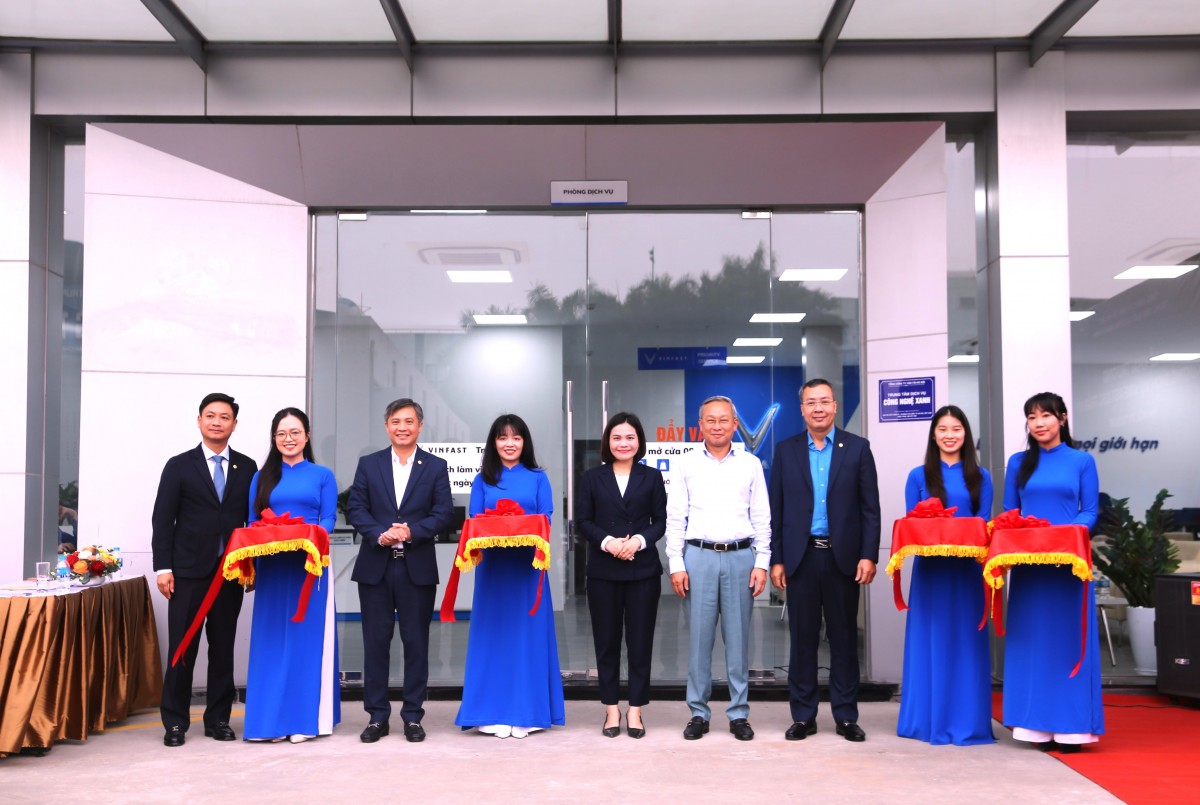 Transerco đưa vào vận hành xưởng dịch vụ VinFast GSC Trần Vỹ