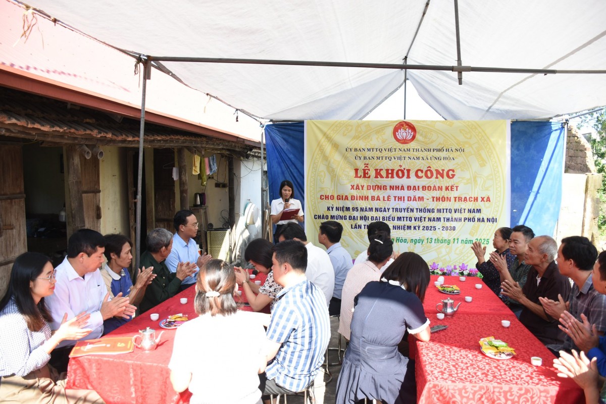 Ủy ban Mặt trận Tổ quốc Việt Nam xã Ứng Hòa: Khẳng định vai trò nòng cốt trong khối đại đoàn kết