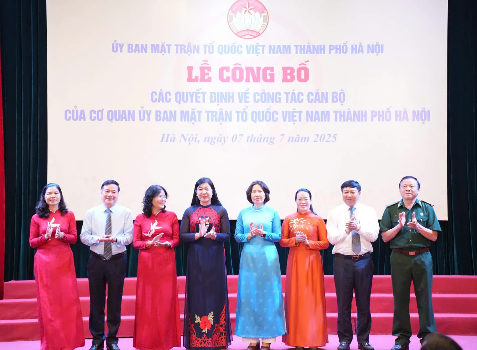 10 điểm mới, nổi bật của Ủy ban MTTQ Việt Nam thành phố Hà Nội