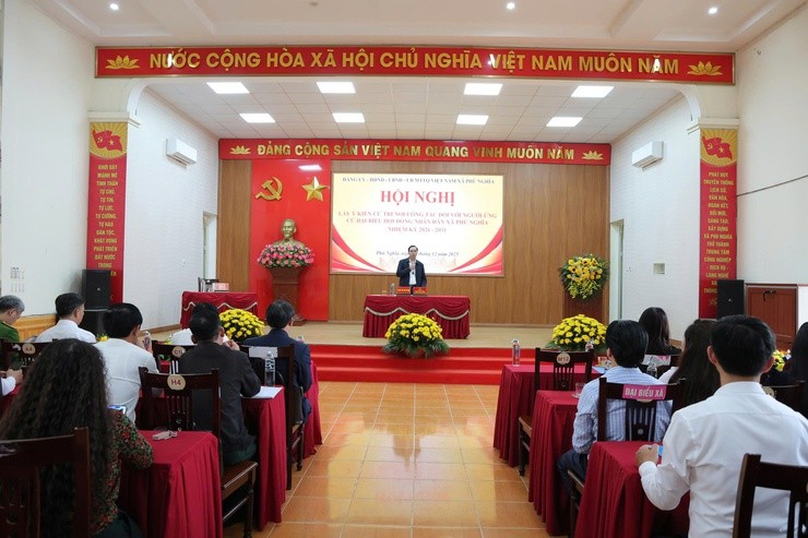 Phú Nghĩa: Quyết tâm thực hiện thắng lợi cuộc bầu cử đại biểu Quốc hội và HĐND các cấp Phú Nghĩa: Quyết tâm thực hiện thắng lợi cuộc bầu cử đại biểu Quốc hội và HĐND các cấp