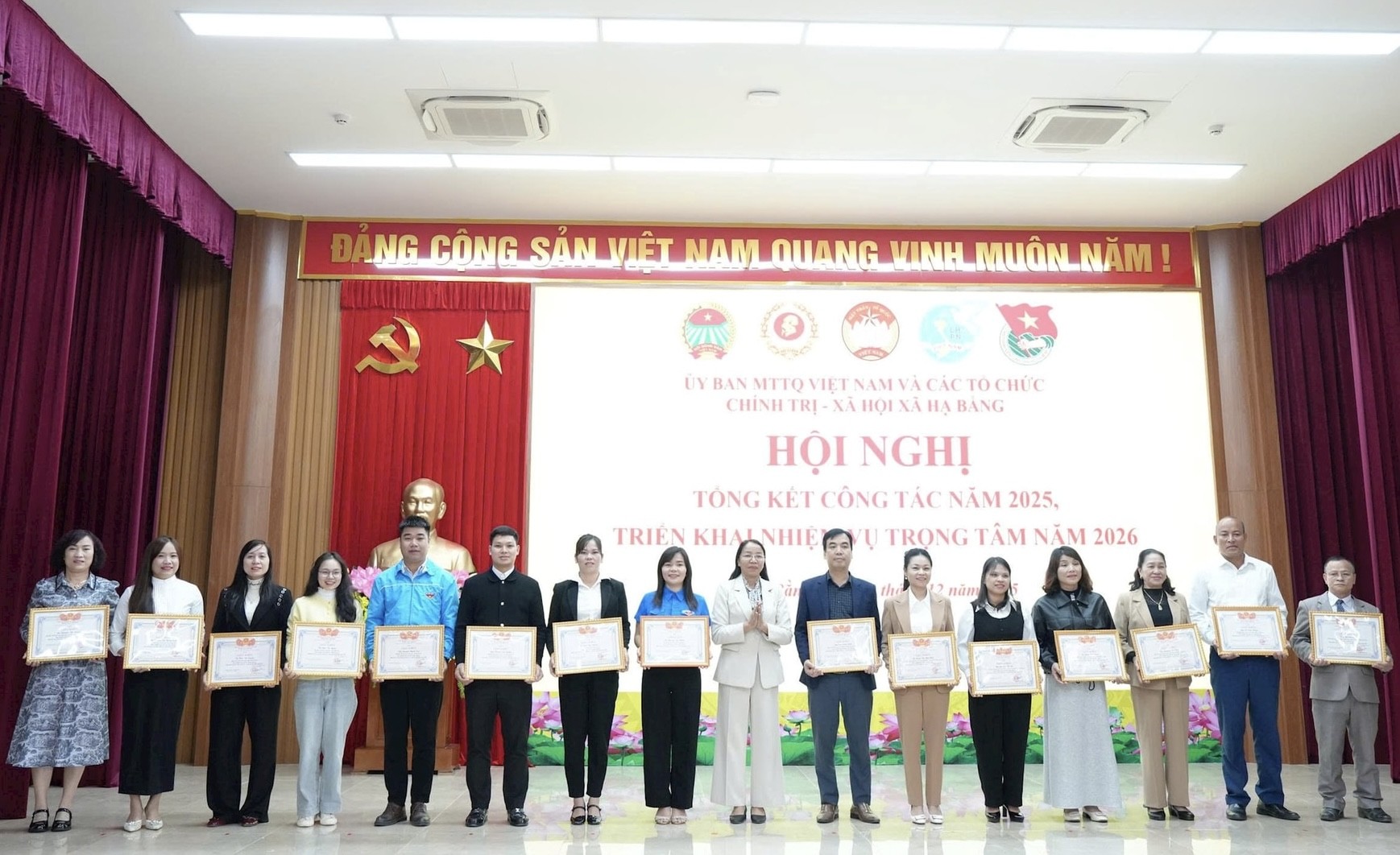 Ủy ban MTTQ xã Hạ Bằng phát huy sức mạnh khối đại đoàn kết toàn dân tộc