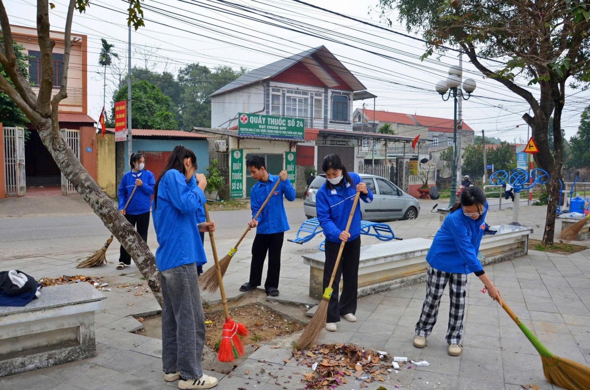 Lan tỏa phong trào sáng - xanh - sạch - đẹp trên những miền quê Lan tỏa phong trào sáng - xanh - sạch - đẹp trên những miền quê