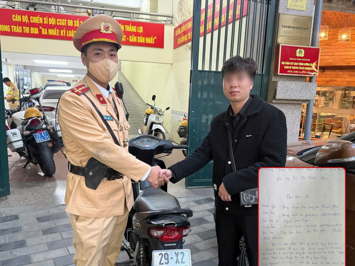 Chủ xe ngỡ ngàng nhận lại tài sản sau chưa đầy 1 giờ bị mất trộm Chủ xe ngỡ ngàng nhận lại tài sản sau chưa đầy 1 giờ bị mất trộm