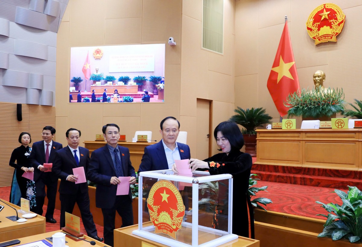 HĐND thành phố Hà Nội thông qua nghị quyết về công tác nhân sự các Ban HĐND Thành phố