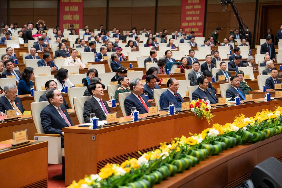 Long trọng Lễ kỷ niệm 80 năm Ngày Tổng tuyển cử đầu tiên bầu Quốc hội Việt Nam Long trọng Lễ kỷ niệm 80 năm Ngày Tổng tuyển cử đầu tiên bầu Quốc hội Việt Nam