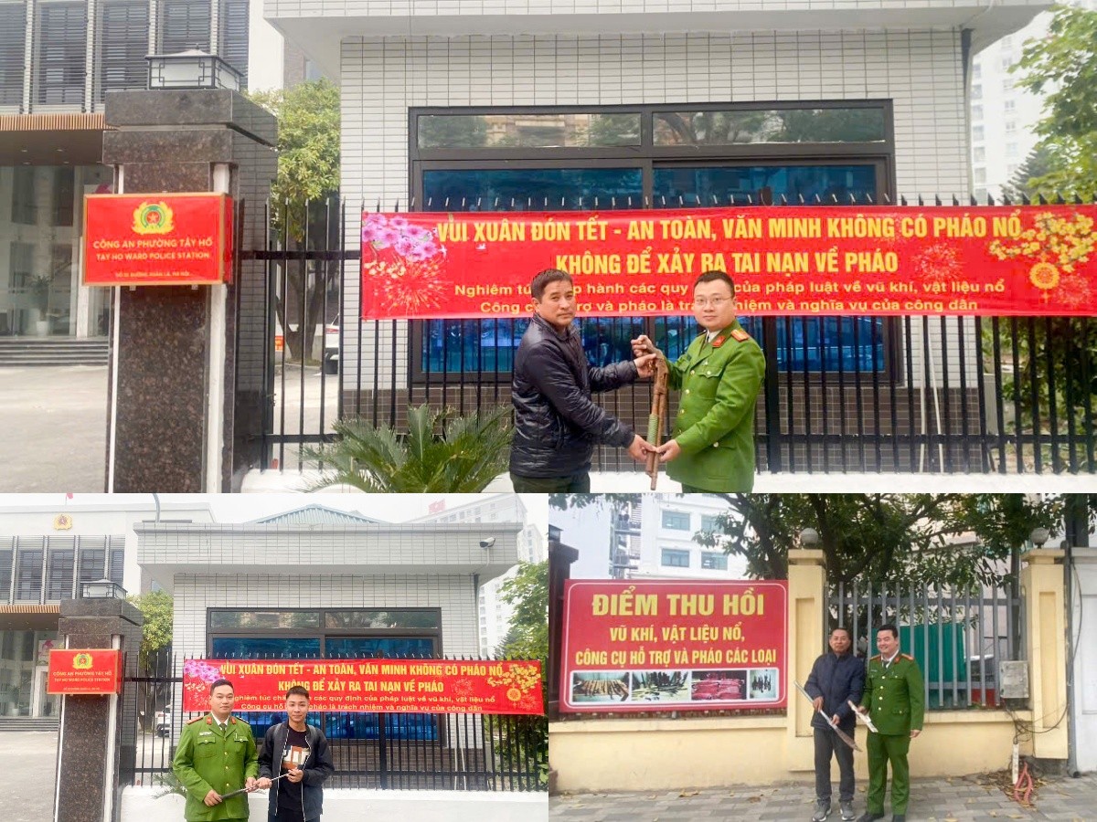 Tây Hồ: Quyết liệt xử lý vi phạm về pháo và vũ khí trước thềm Tết Bính Ngọ 2026