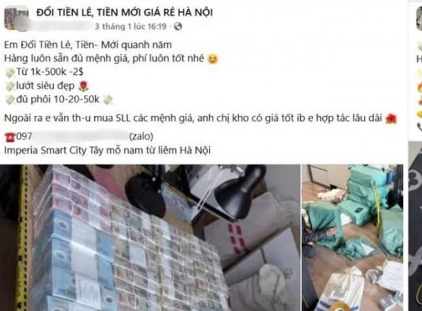 Đổi tiền lẻ qua mạng dịp Tết: Từ nhu cầu thật đến những rủi ro khó lường