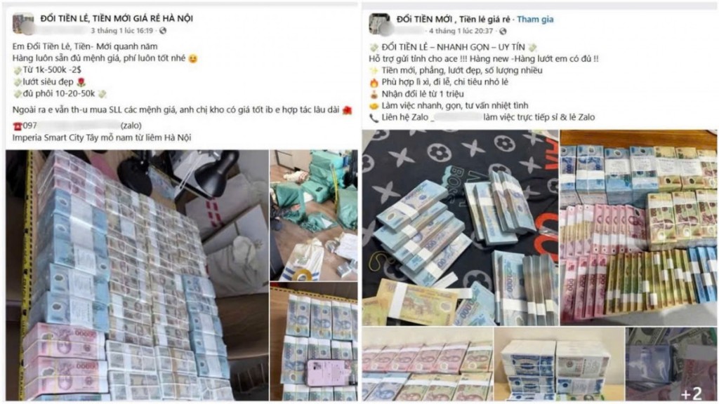 Đổi tiền lẻ qua mạng dịp Tết: Từ nhu cầu thật đến những rủi ro khó lường Đổi tiền lẻ qua mạng dịp Tết: Từ nhu cầu thật đến những rủi ro khó lường