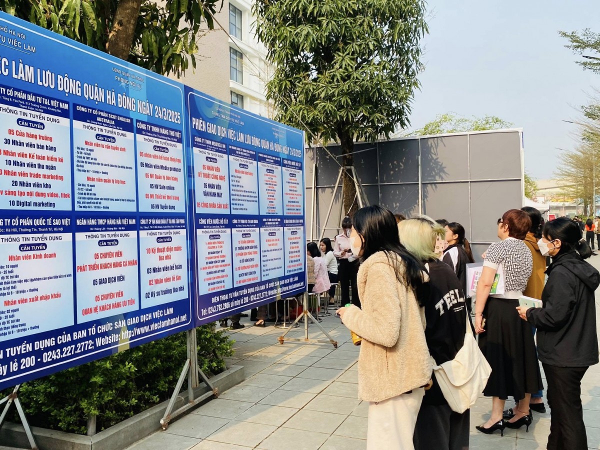 Năm 2025, tình hình thất nghiệp ở Việt Nam giảm hơn năm trước Năm 2025, tình hình thất nghiệp ở Việt Nam giảm hơn năm trước