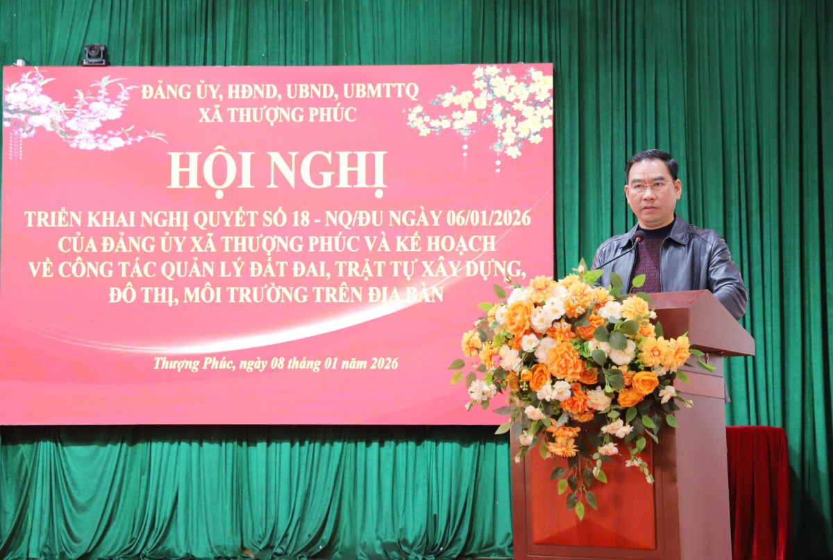 Tạo chuyển biến rõ nét trong quản lý đất đai, trật tự xây dựng, đô thị, môi trường