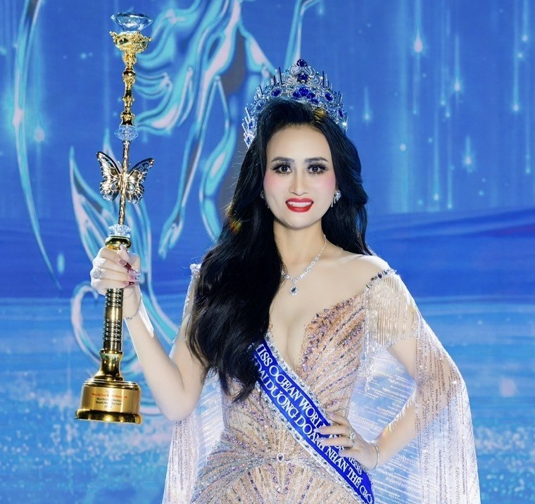 Tiến sĩ, Nhà báo Vũ Thị Thanh Tâm đăng quang Hoa hậu Đại dương Doanh nhân Thế giới 2026