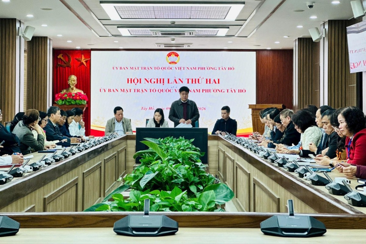 Ủy ban Mặt trận Tổ quốc Việt Nam phường Tây Hồ: Thành lập Đoàn giám sát công tác bầu cử