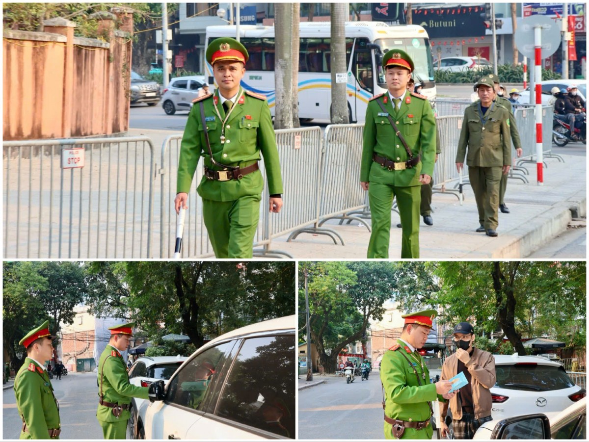 Công An Phường Ngọc Hà: Chủ Động Giữ Vững Trật Tự Địa Bàn Phục Vụ Đại Hội Xiv Của Đảng