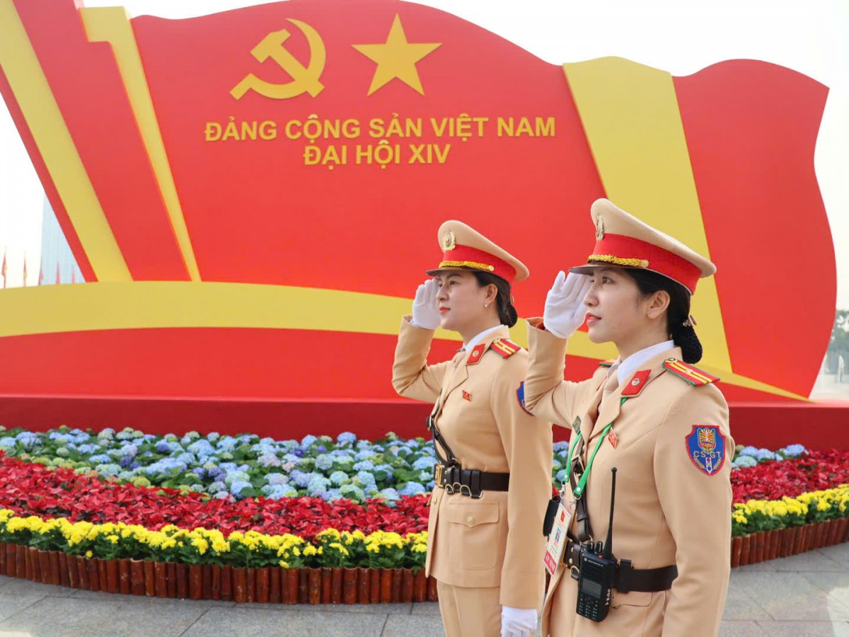 Công An Hà Nội Diễn Tập Dẫn Đoàn Phục Vụ Đại Hội Xiv Của Đảng