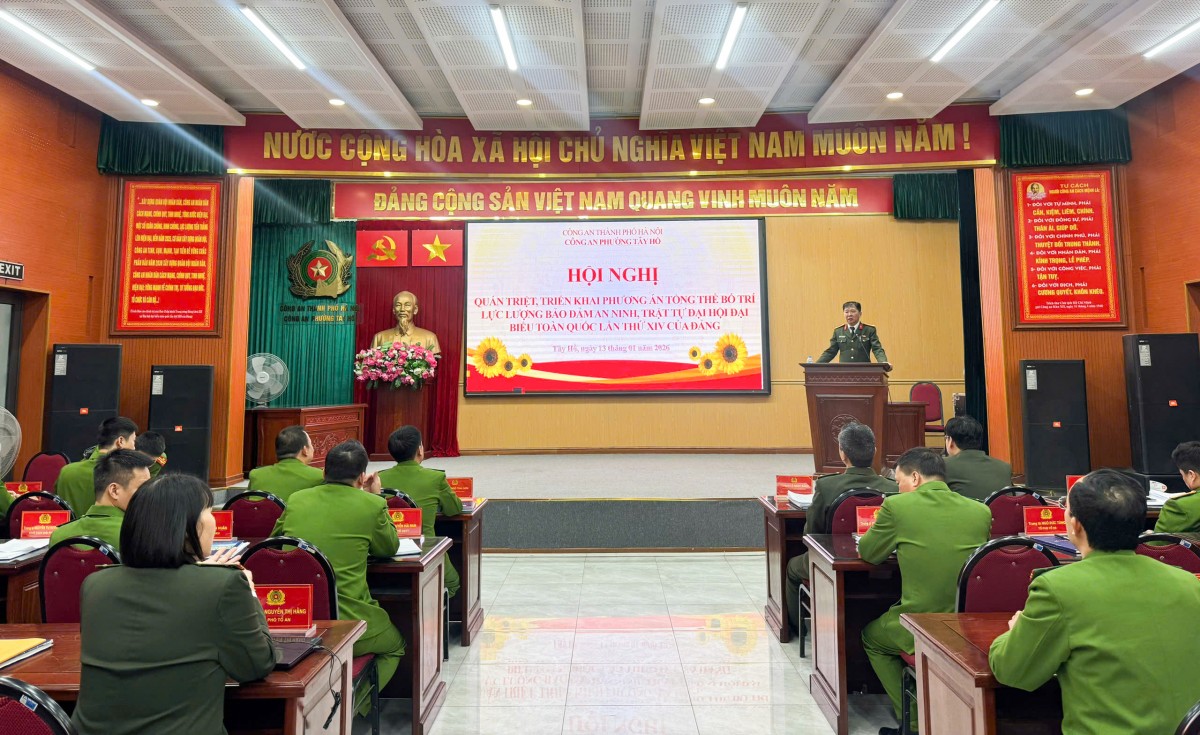 Tập Trung Cao Độ Bảo Đảm An Ninh Trật Tự Phục Vụ Đại Hội Xiv Của Đảng