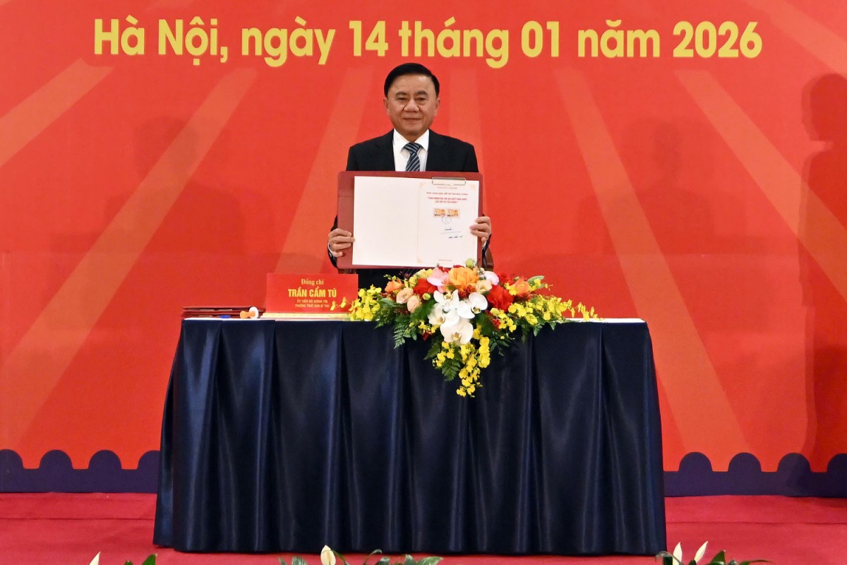 Phát Hành Bộ Tem Bưu Chính “Chào Mừng Đại Hội Đại Biểu Toàn Quốc Lần Thứ Xiv Của Đảng!”