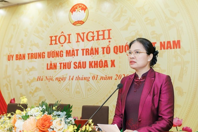 Bà Hà Thị Nga được hiệp thương cử giữ chức Phó Chủ tịch - Tổng Thư ký Ủy ban Trung ương MTTQ Việt Nam
