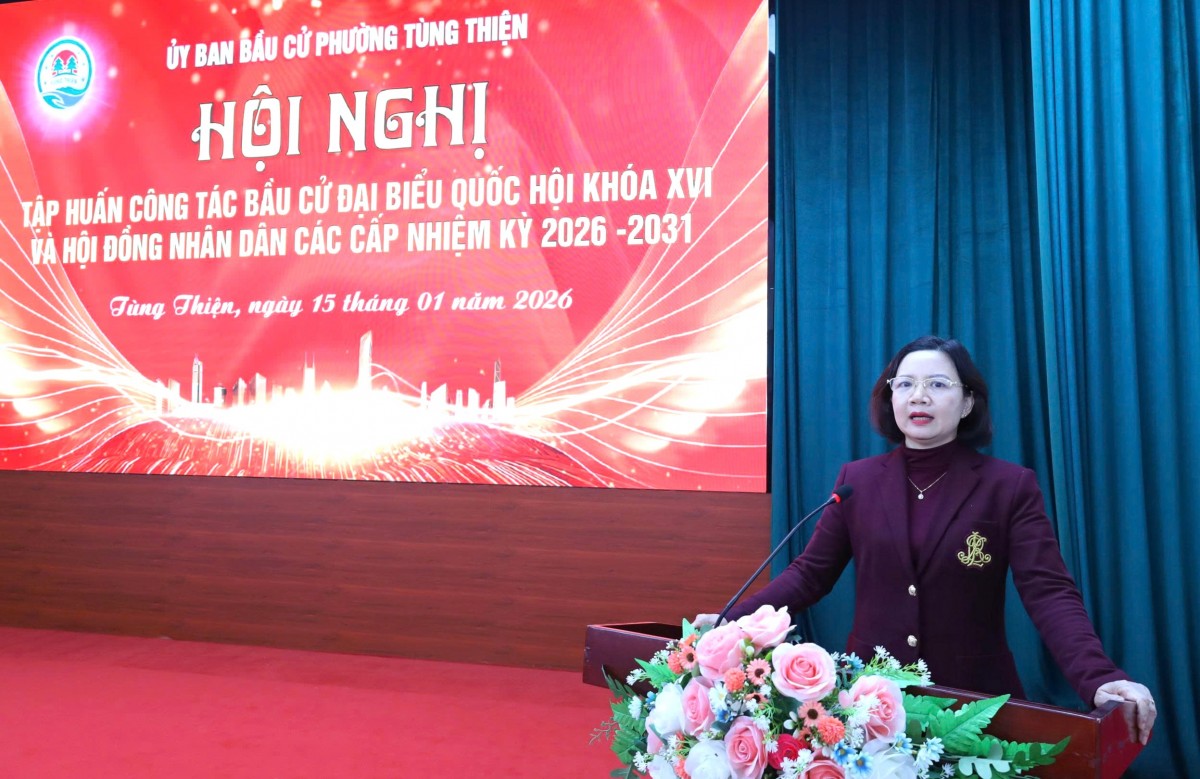 Phường Tùng Thiện Tập Huấn Nghiệp Vụ Bầu Cử, Chủ Động Chuẩn Bị Cho Ngày Hội Lớn Của Toàn Dân