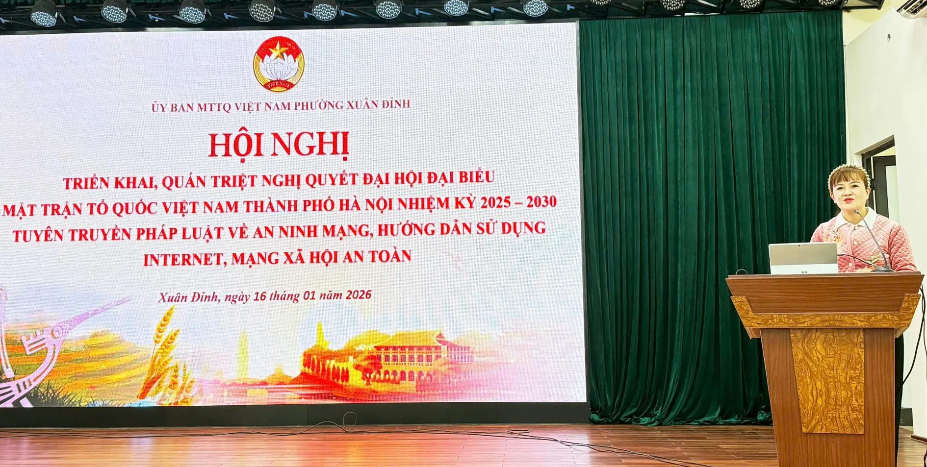 Phường Xuân Đỉnh quán triệt Nghị quyết Đại hội MTTQ thành phố Hà Nội