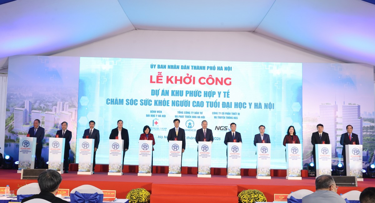 Tổng Bí thư Tô Lâm dự khởi công Dự án Khu phức hợp Y tế - Chăm sóc sức khỏe người cao tuổi