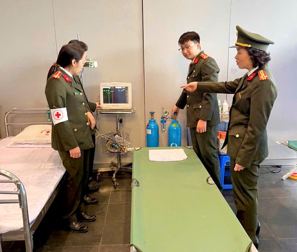 Bệnh viện Công an Thành phố sẵn sàng bảo đảm y tế phục vụ Đại hội XIV của Đảng