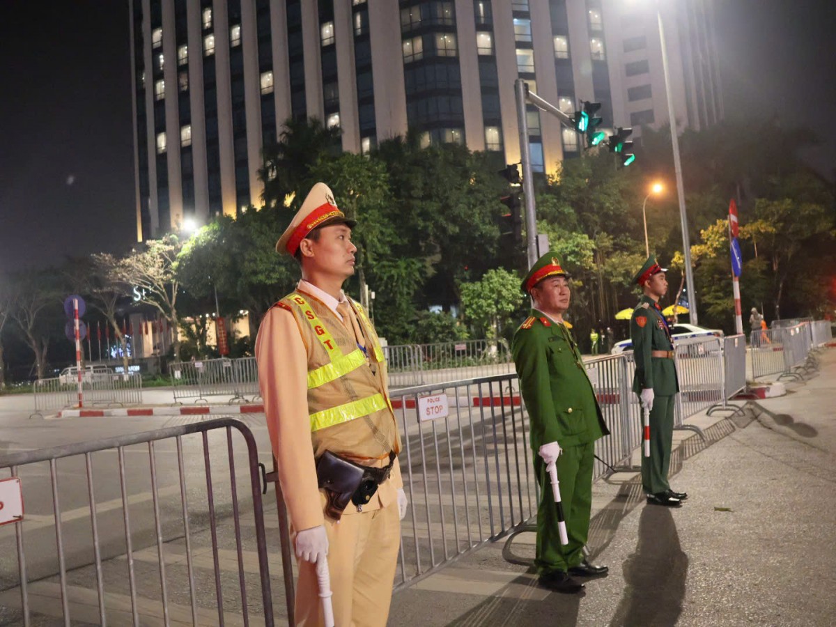 Công an Hà Nội triển khai lực lượng bảo vệ Chương trình nghệ thuật đặc biệt chào mừng thành công Đại hội XIV