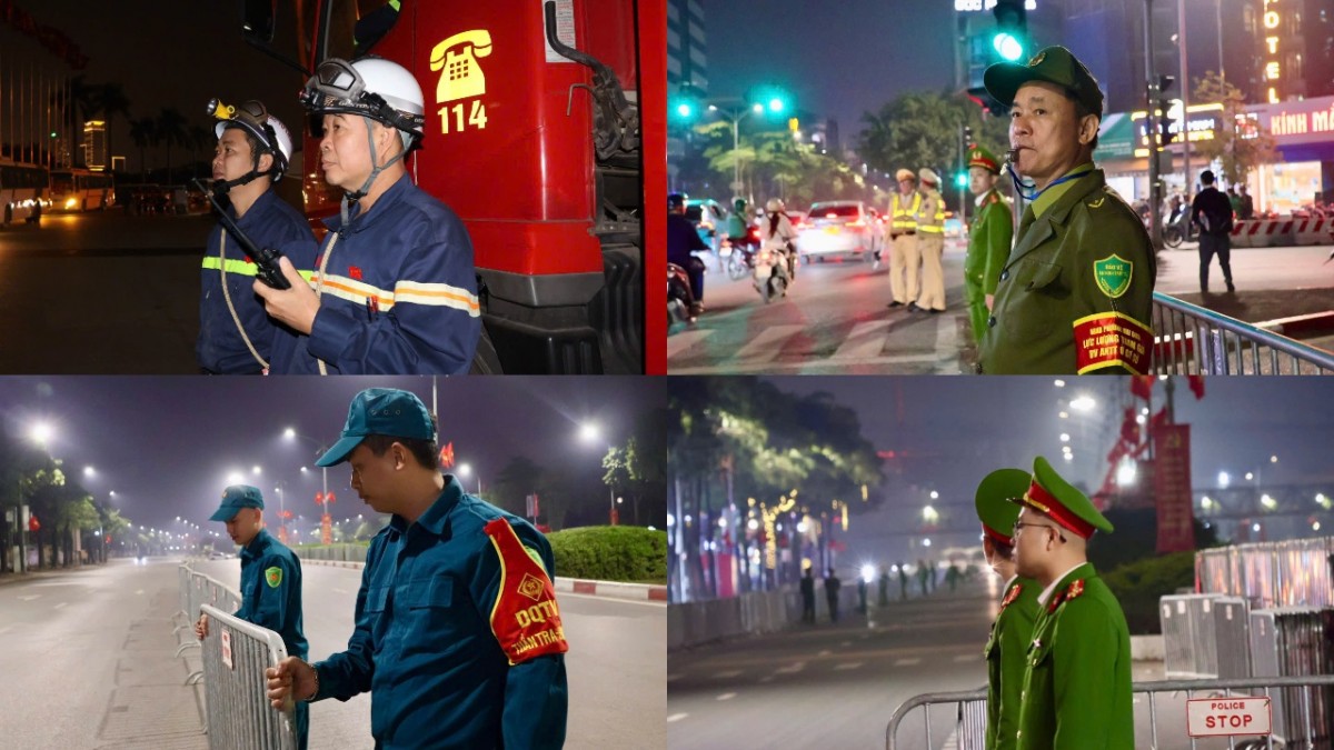 Công an Hà Nội triển khai lực lượng bảo vệ Chương trình nghệ thuật đặc biệt chào mừng thành công Đại hội XIV