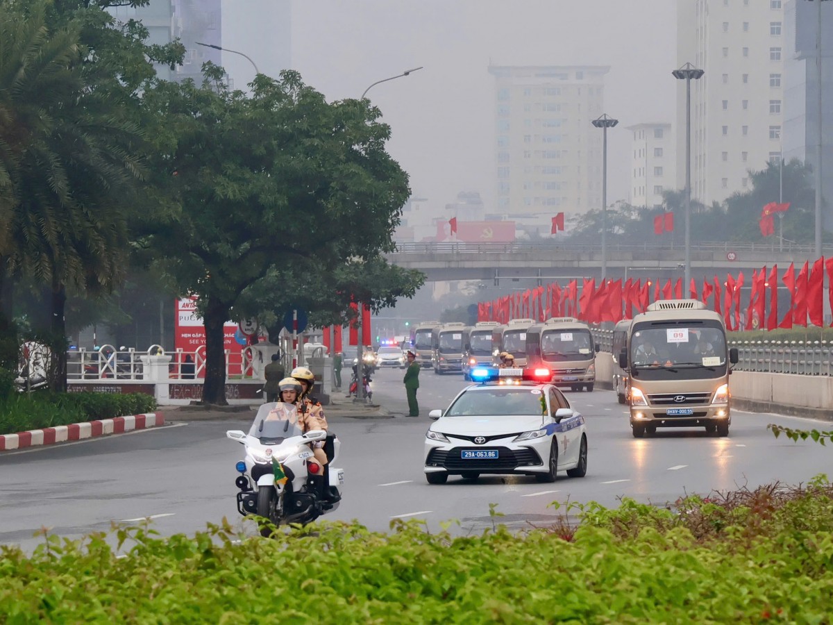 Bảo Đảm Giao Thông Thông Suốt Phục Vụ Đại Hội Xiv Của Đảng