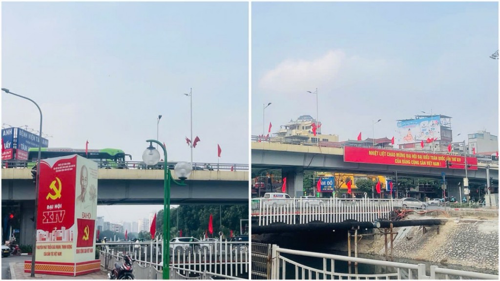 Không Khí Đại Hội Xiv Của Đảng Lan Tỏa Trên Các Tuyến Phố