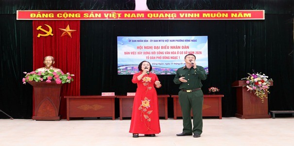Phường Đông Ngạc: Các Tổ Dân Phố Đồng Loạt Tổ Chức Hội Nghị Đại Biểu Nhân Dân Năm 2026