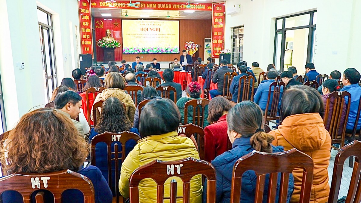 Hòa Xá: 100% Đơn Vị Hoàn Thành Hội Nghị Cử Tri, Giới Thiệu 56 Nhân Sự Ứng Cử Hđnd Xã