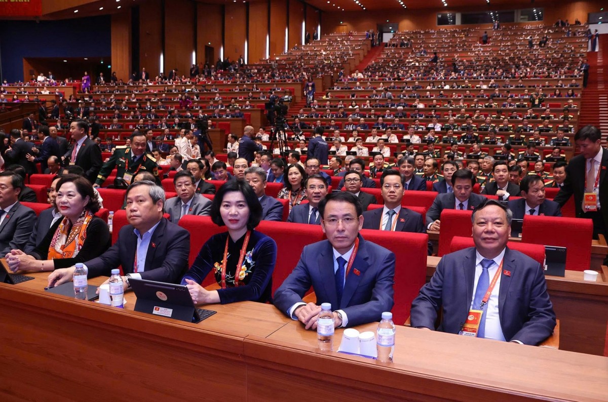 Các Đại Biểu Đoàn Thành Phố Hà Nội Tham Dự Đại Hội.