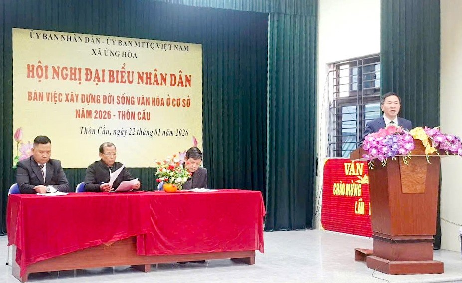 Ý Đảng Lòng Dân: Khí Thế Từ Hội Nghị Đại Biểu Nhân Dân Các Thôn Tại Xã Ứng Hòa Ý Đảng Lòng Dân: Khí Thế Từ Hội Nghị Đại Biểu Nhân Dân Các Thôn Tại Xã Ứng Hòa