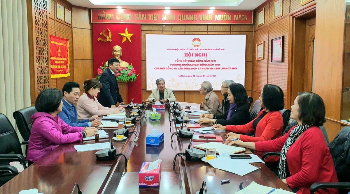 Phát huy vai trò Hội đồng tư vấn trong nắm bắt, phản ánh dư luận xã hội Thủ đô