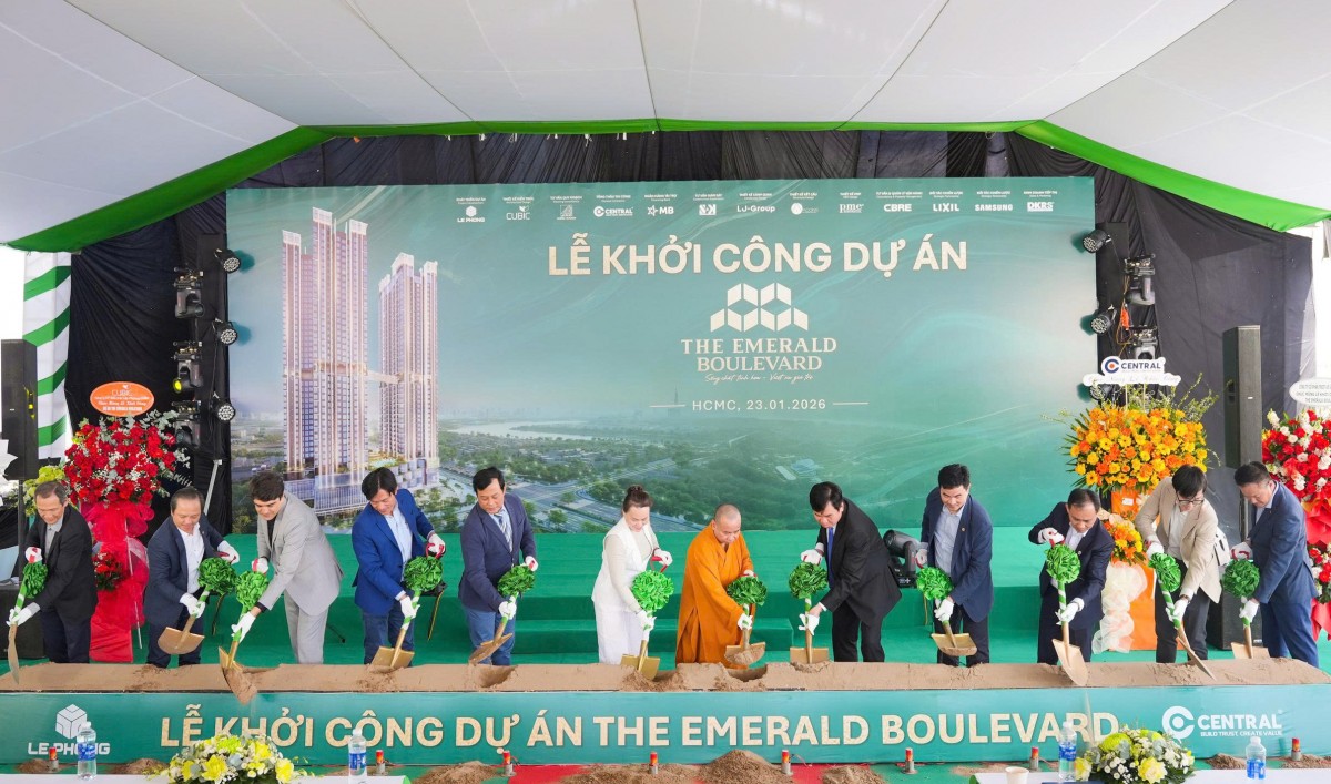 Khởi công dự án bất động sản đầu tiên trong năm 2026 tại cửa ngõ Đông Bắc TP.HCM Khởi công dự án bất động sản đầu tiên trong năm 2026 tại cửa ngõ Đông Bắc TP.HCM