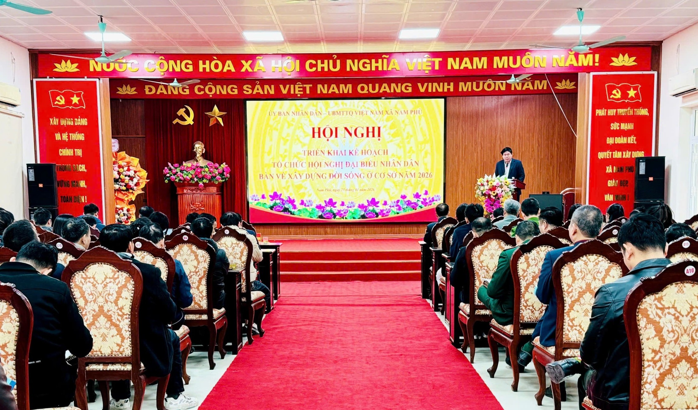 Xã Nam Phù tập huấn nghiệp vụ bầu cử, bảo đảm triển khai thống nhất, đúng luật từ cơ sở