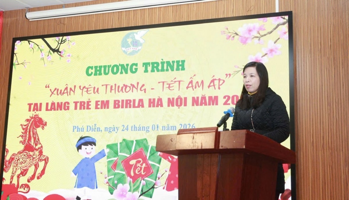 Mang “Xuân yêu thương - Tết ấm áp” đến Làng trẻ em Birla Hà Nội