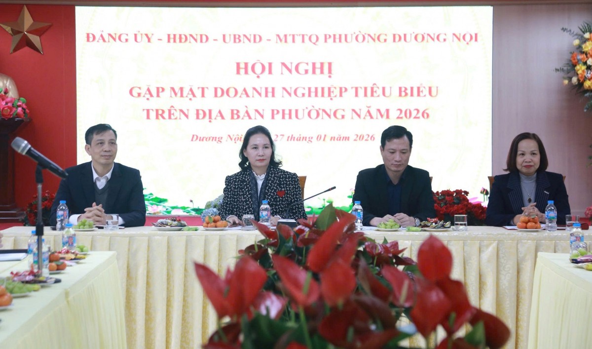 Phường Dương Nội Đồng Hành Cùng Doanh Nghiệp Hướng Tới Phát Triển Bền Vững Trong Năm Mới