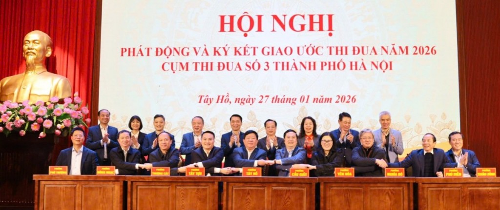 Cụm thi đua số 3 thành phố Hà Nội: Phát huy vai trò thi đua yêu nước trong năm đầu vận hành chính quyền địa phương 2 cấp
