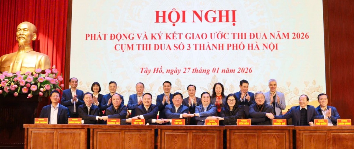 Cụm thi đua số 3 thành phố Hà Nội: Phát huy vai trò thi đua yêu nước trong năm đầu vận hành chính quyền địa phương 2 cấp