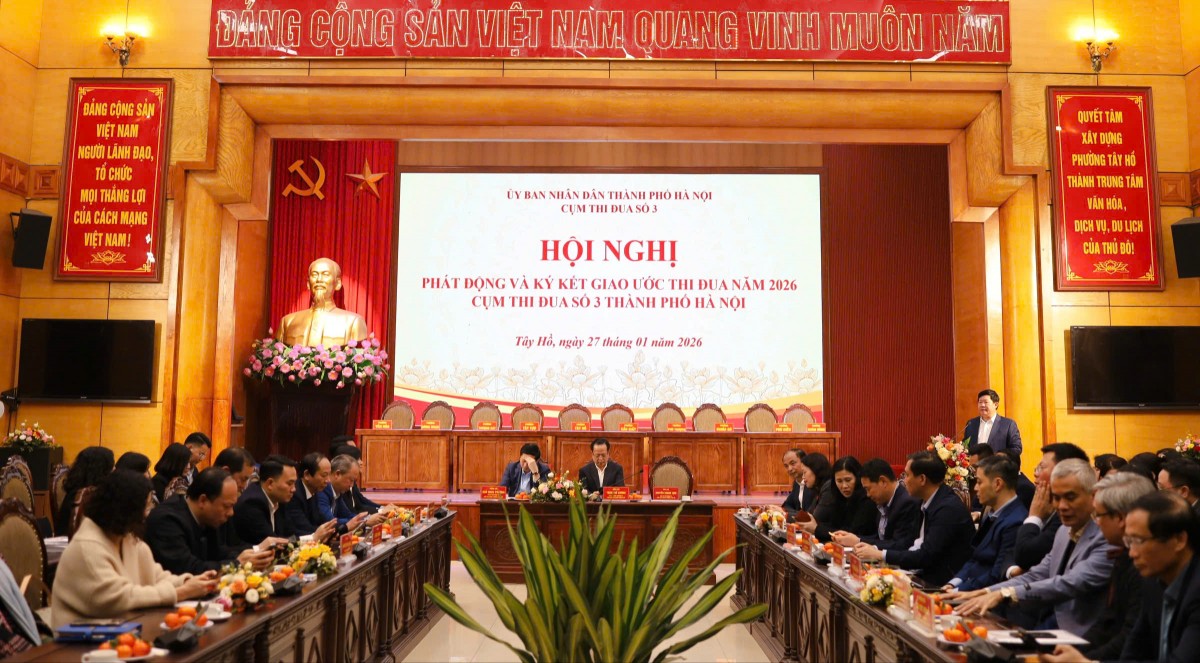 Cụm thi đua số 3 thành phố Hà Nội: Phát huy vai trò thi đua yêu nước trong năm đầu vận hành chính quyền địa phương 2 cấp
