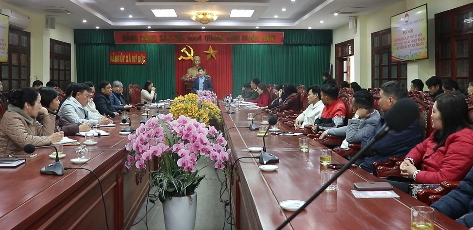 Hội nghị hiệp thương kiện toàn Ủy viên Ủy ban MTTQ xã Mỹ Đức